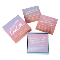 'find your calm' mindfulness cards deck