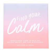 'find your calm' mindfulness cards deck