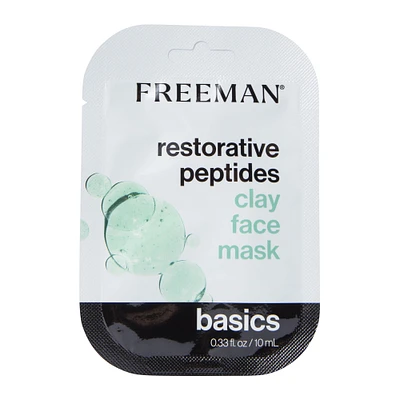 freeman® restorative peptides clay face mask 0.33oz