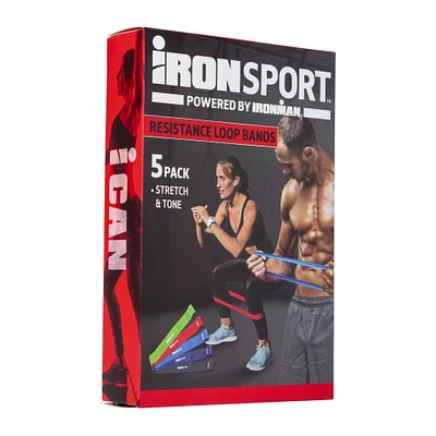 iron sport™ resistance loop bands 5-pack