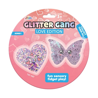 grafix® glitter gang sensory toy