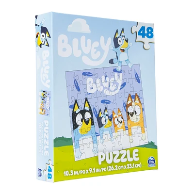 bluey puzzle for kids, 48-piece