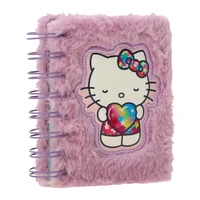 hello kitty® fuzzy mini journal 4.5in