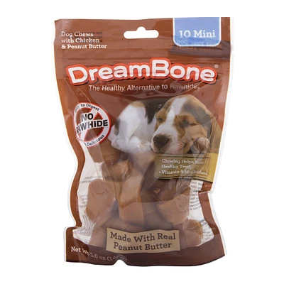 dreambone® mini dog chews 5.6oz - 10 count