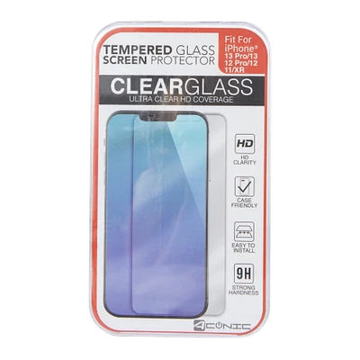 iPhone 13 Pro®/13®/12 Pro®/12®/11®/Xr® tempered glass screen protector