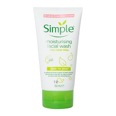 simple® moisturizing facial wash 5oz