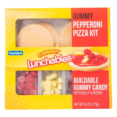 lunchables™ gummy pepperoni pizza kit candy 6.3oz