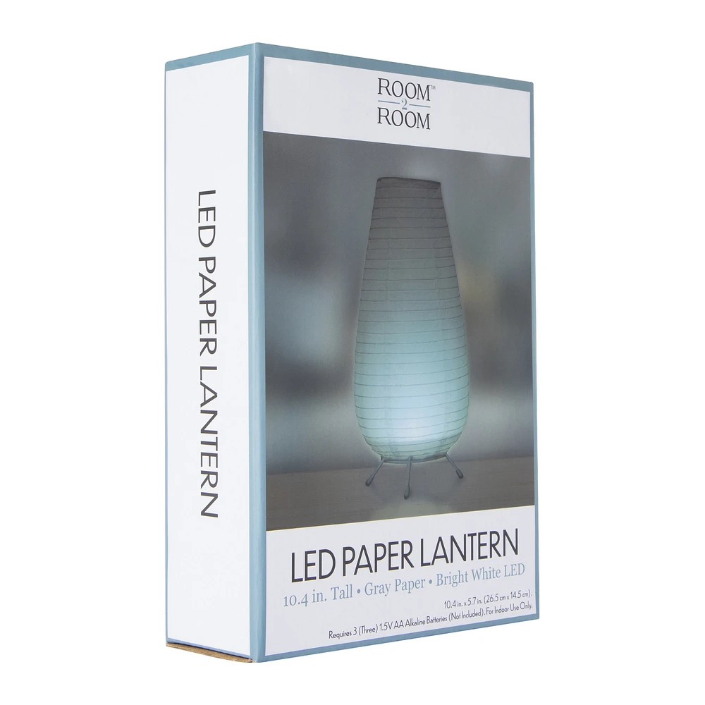 LED paper lantern 10.4in x 5.7in