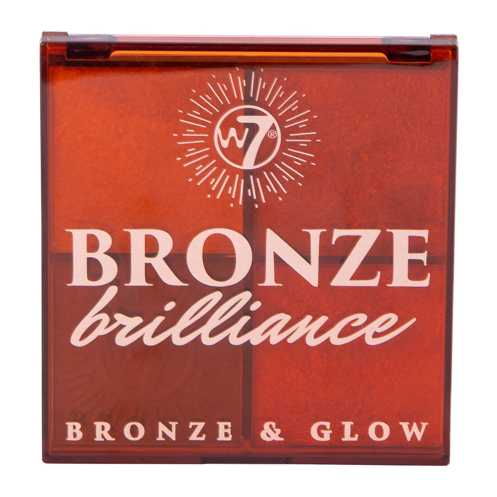 w7® bronze brilliance & glow makeup palette