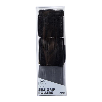 self-grip hair rollers 6-pack