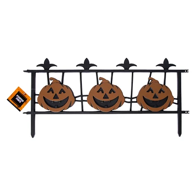 halloween fence 24.6in x 12.2in