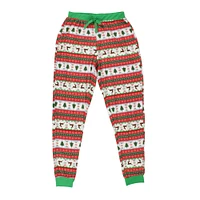 juniors holiday fair isle pajama pants