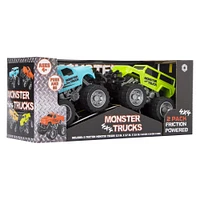 friction-powered monster trucks 2-pack