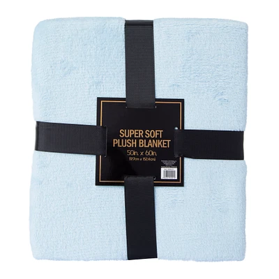 super soft plush blanket 50in x 60in