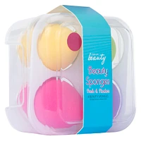 egg shape beauty sponges 4-count