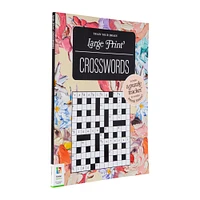 large print crossword puzzles book