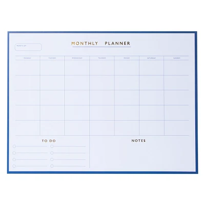 monthly planner calendar & to do list 14in x 10.5in