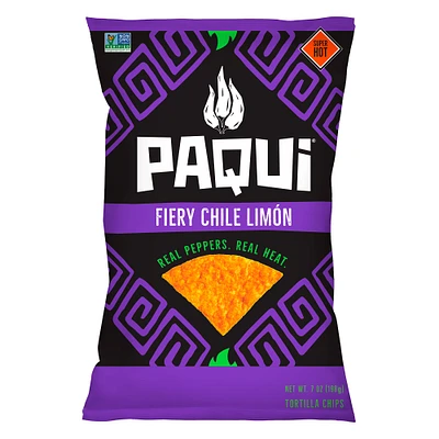 paqui® fiery chile limon tortilla chips 7oz