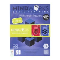 mindworks puzzles 2-book bundle: left brain & right brain puzzles