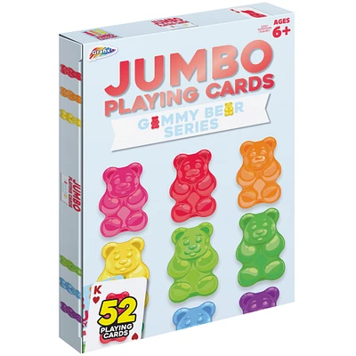 jumbo playing cards 52-card deck - gummy bear series