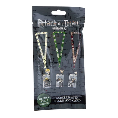 attack on titan™ lanyard with charm & card blind bag