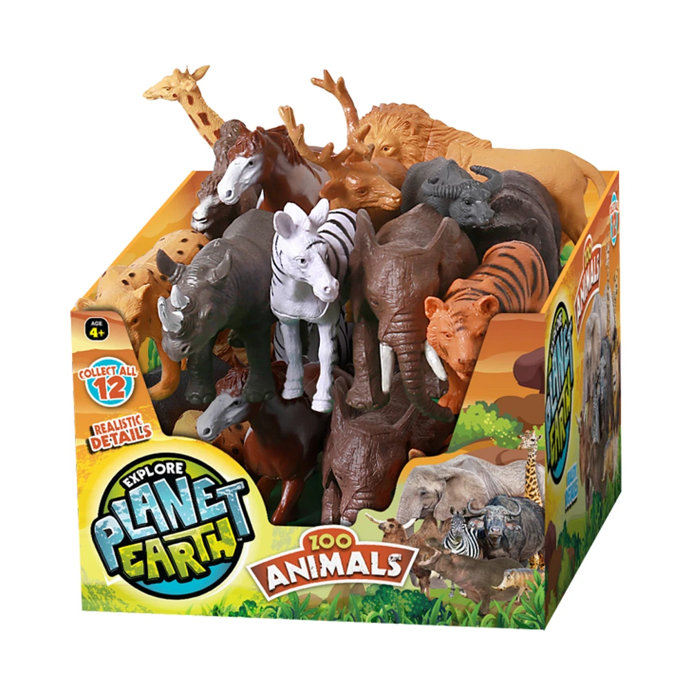 explore planet earth zoo animals, 1 toy