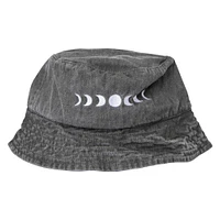 happy to be here' embroidered bucket hat