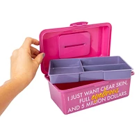 cosmetic organizer case 9.6in x 5.6in