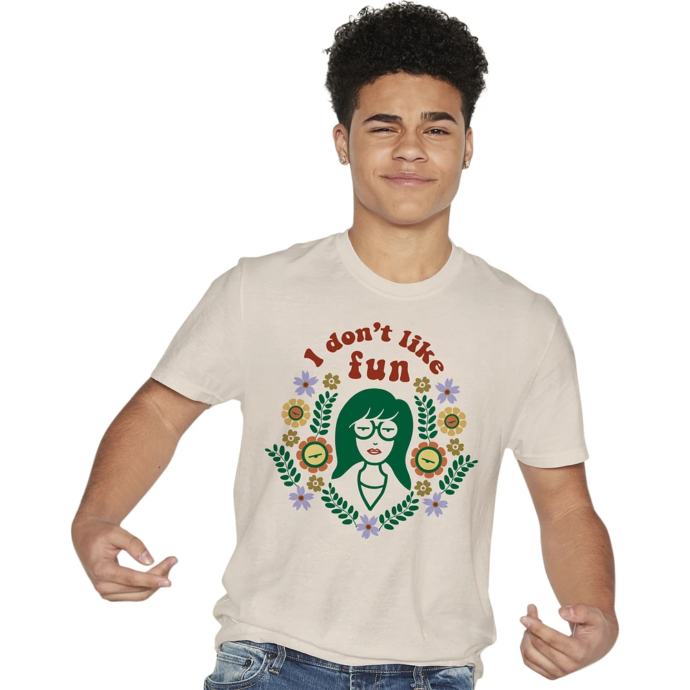 daria™ 'i don't like fun' graphic tee