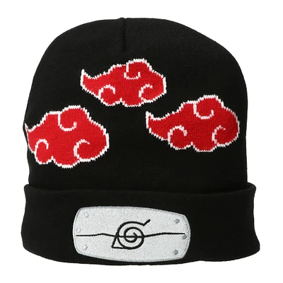 naruto™ red cloud konoha beanie hat