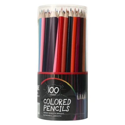 100-count colored pencils