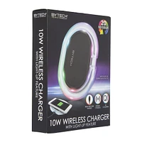 10W multicolor LED wireless charger