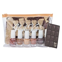 10-piece nail kit with nail polish & accessories