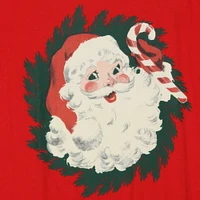 santa claus holiday graphic tee