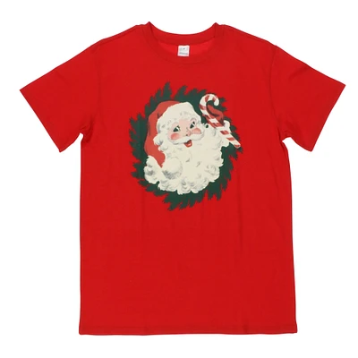 santa claus holiday graphic tee