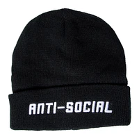 embroidered cuff beanie