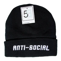 embroidered cuff beanie