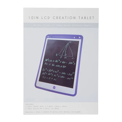 LCD creation tablet 10in x 7in