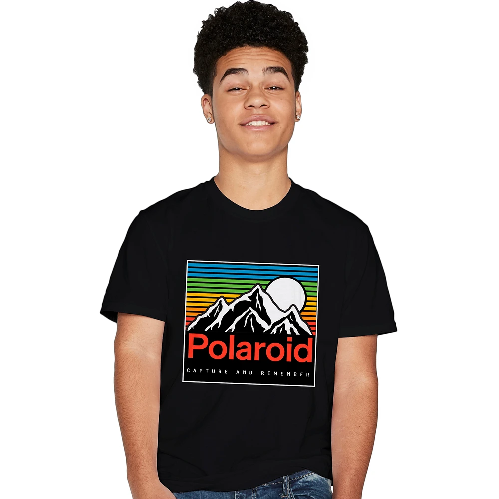 polaroid™ mountain graphic tee