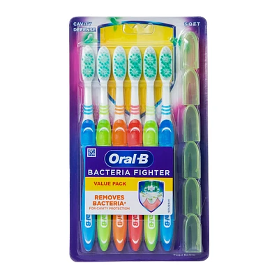 oral-b® bacteria fighter toothbrush value pack 6-count