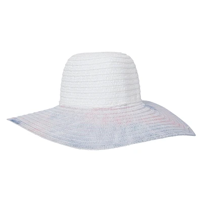 tie dye floppy straw hat