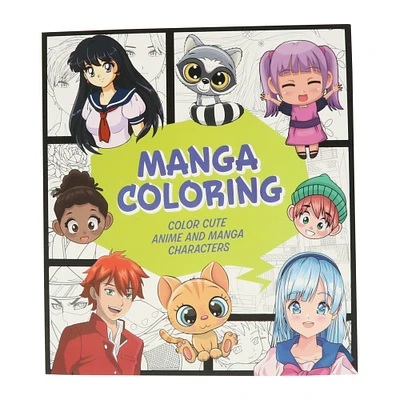 manga coloring book