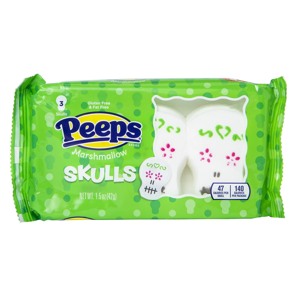 peeps® 3-count marshmallow skulls 1.5oz