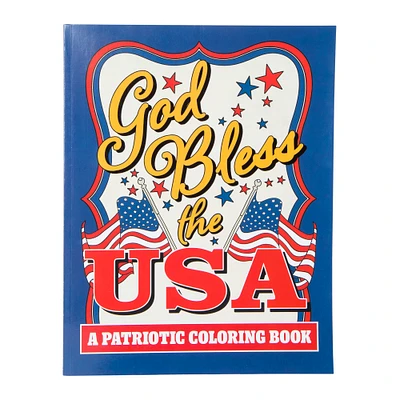 god bless the usa patriotic coloring book