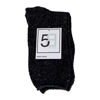 ladies chenille boot socks