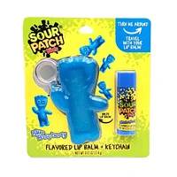 sour patch kids® flavored lip balm & keychain set