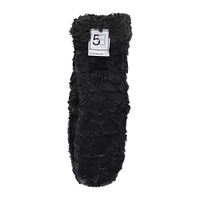 ladies faux fur cabin socks