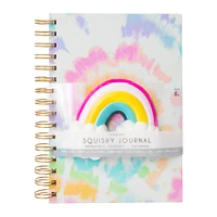 squishy rainbow spiral journal 6.5in x 8.26in