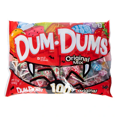 dum dums® original pops halloween candy 100-count