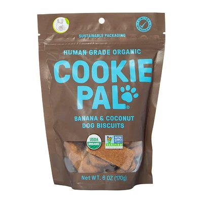 cookie pal® human grade organic dog biscuits 6oz